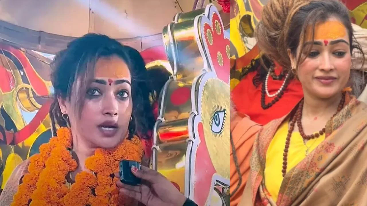 उत्तराखंड की खूबसूरत साध्वी की प्रयागराज महाकुंभ में चर्चा, बॉलीवुड, ग्लैमर से है कनेक्शन
